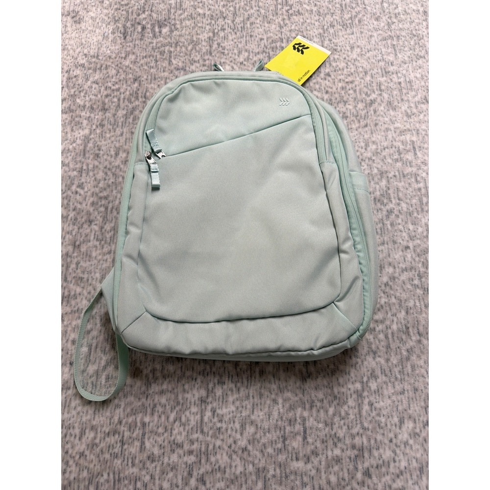All in‎ motion travel Backpack Water Resistant Padded Laptop Compartment Mint NW